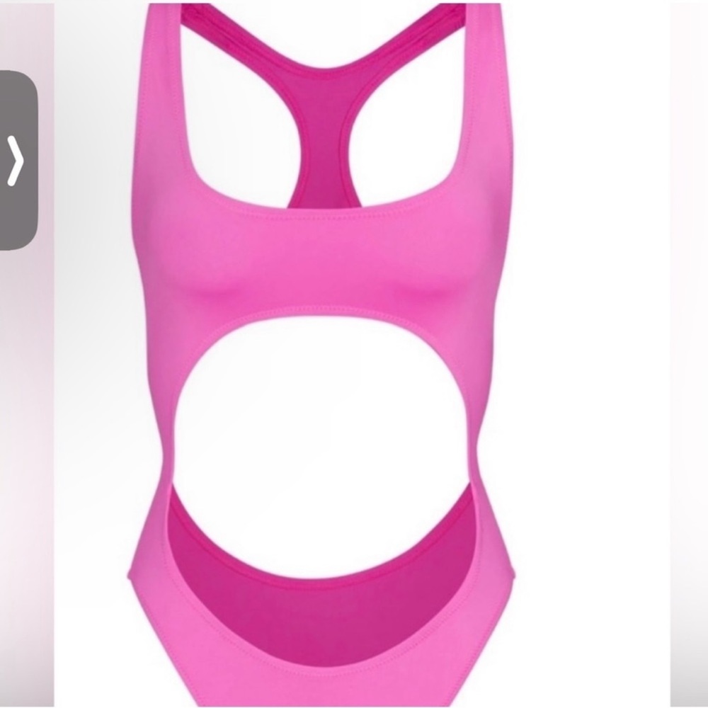 skins swim cutout pink taffy 3x - Picture 3 of 5
